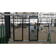 Aluminum sliding windows and doors with triple tempered glass laminated glazing